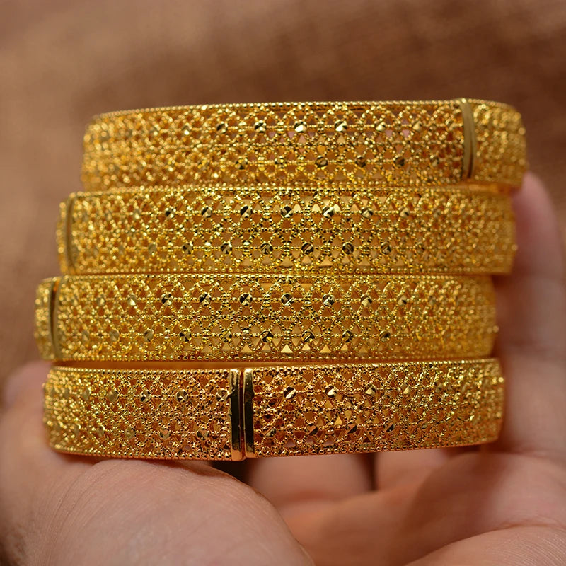 Posh Gold Color Party Bracelets