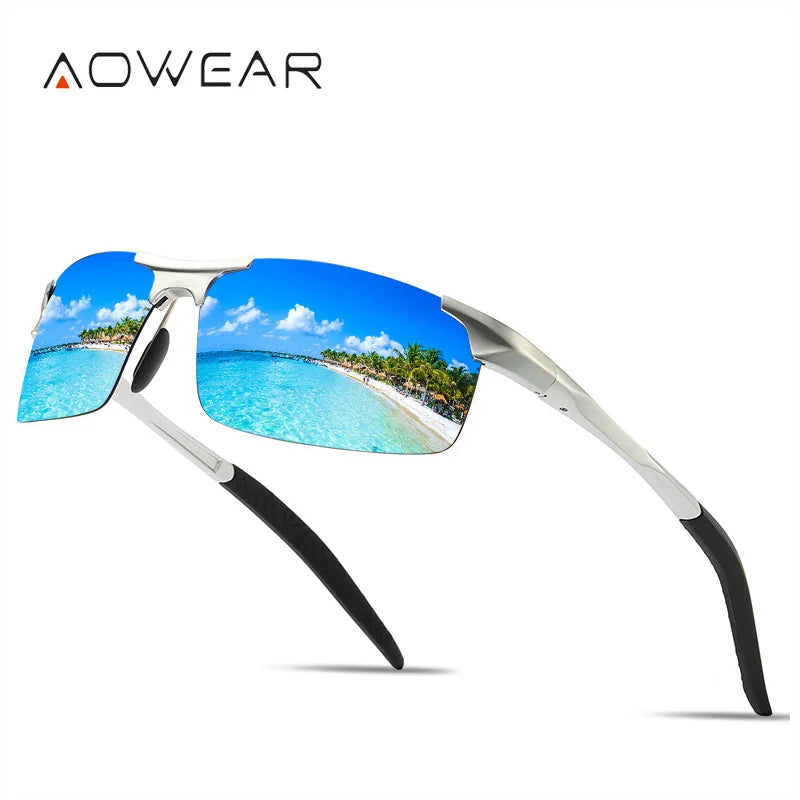 Aluminum Sporty Polarized Sunglasses