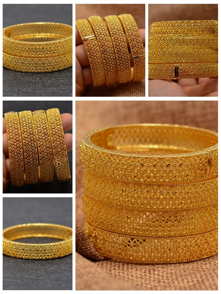 Posh Gold Color Party Bracelets