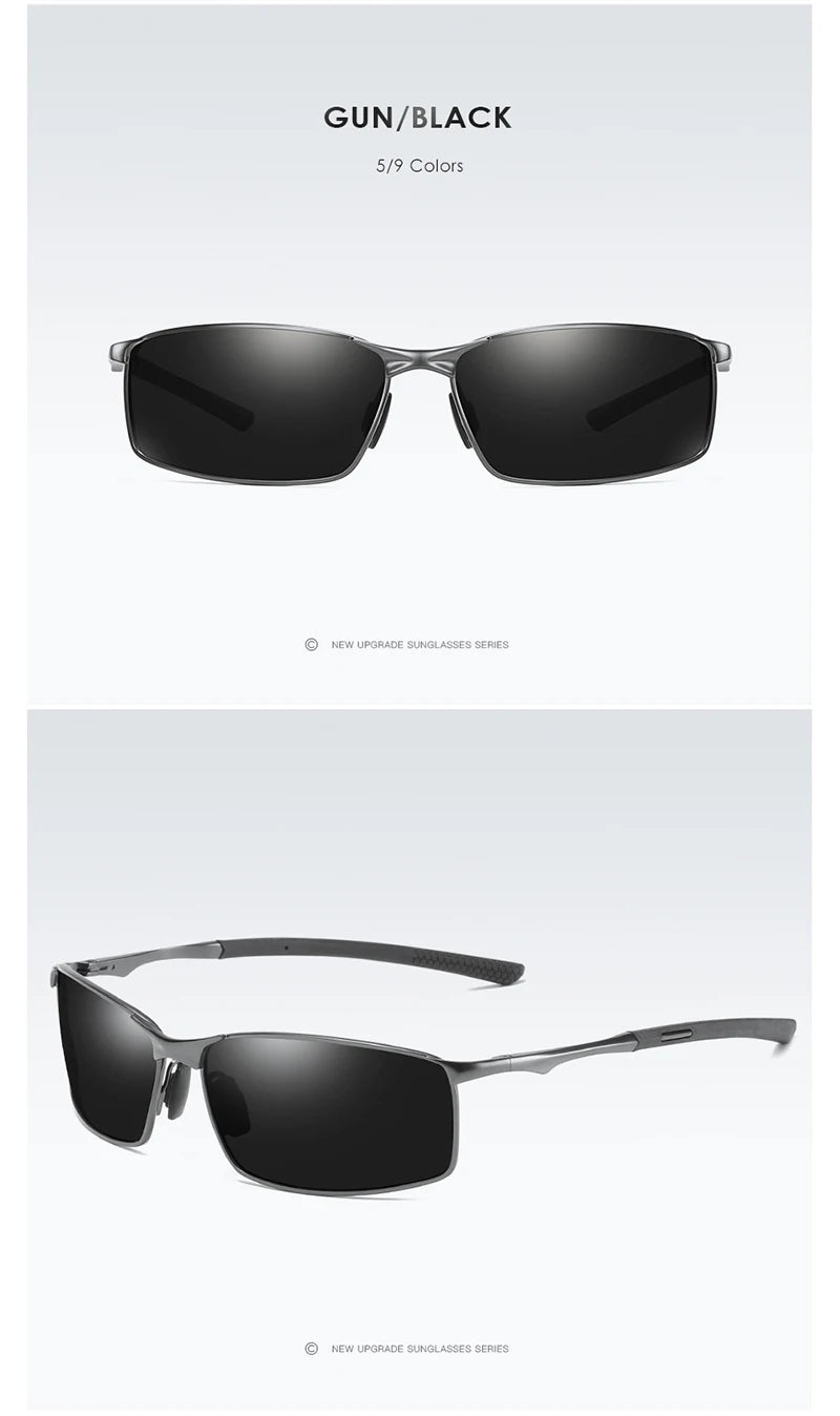 Alloy Frame UV400 Polarized Sunglasses