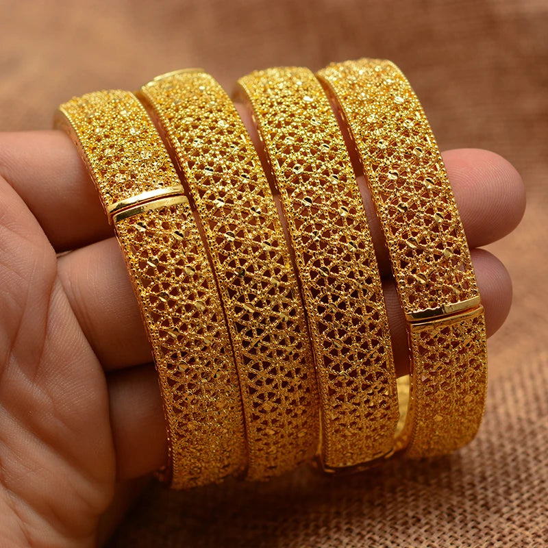 Posh Gold Color Party Bracelets