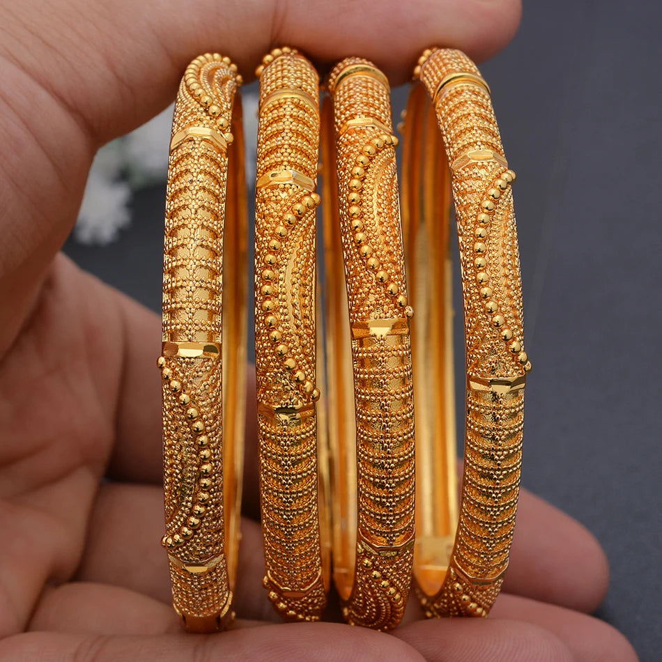 Gold Plated Wedding Bangles