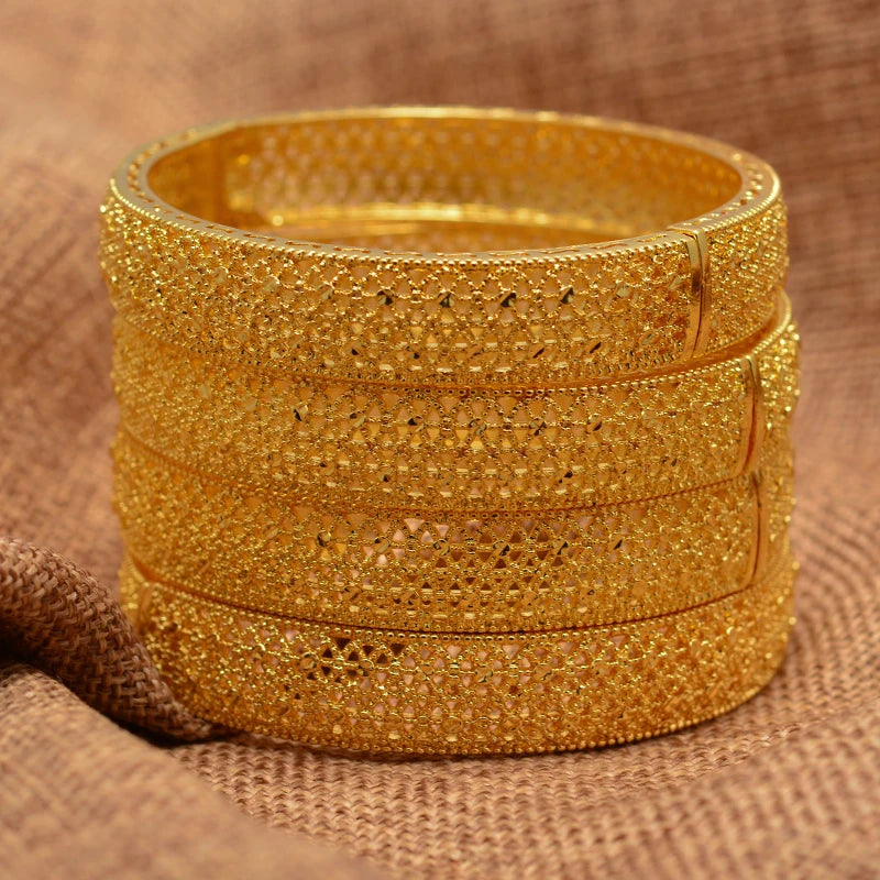 Posh Gold Color Party Bracelets