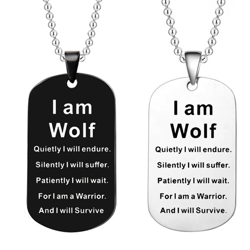 Dog Tag Keychain