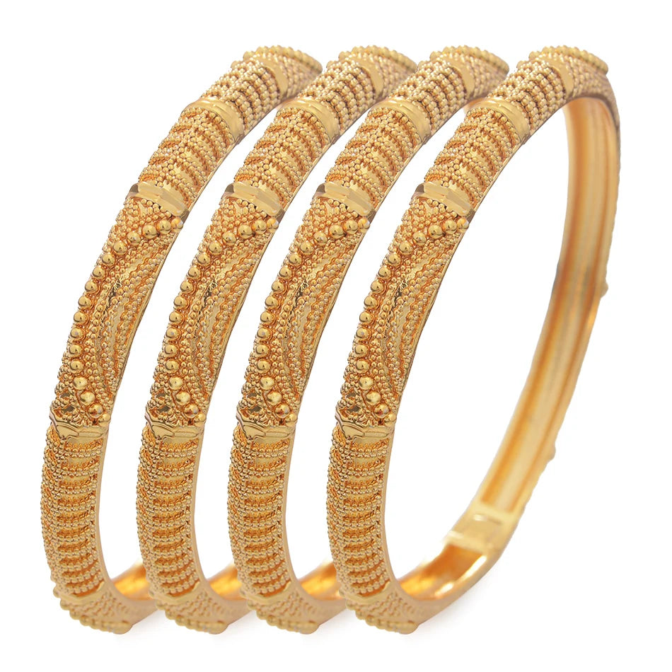 Gold Plated Wedding Bangles