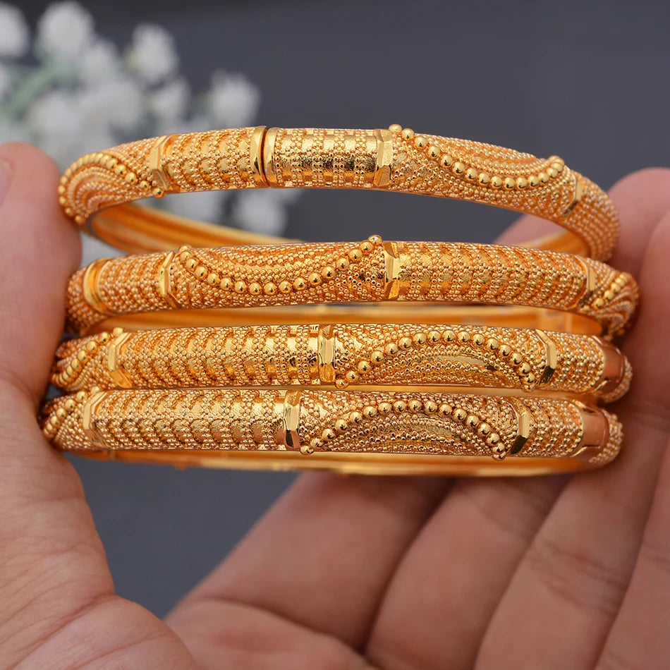 Gold Plated Wedding Bangles