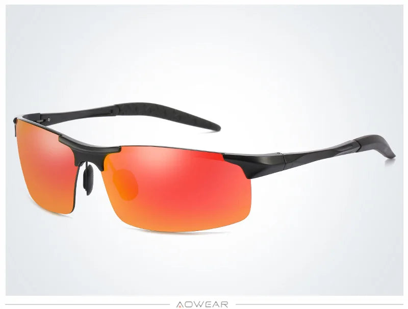 Aluminum Sporty Polarized Sunglasses