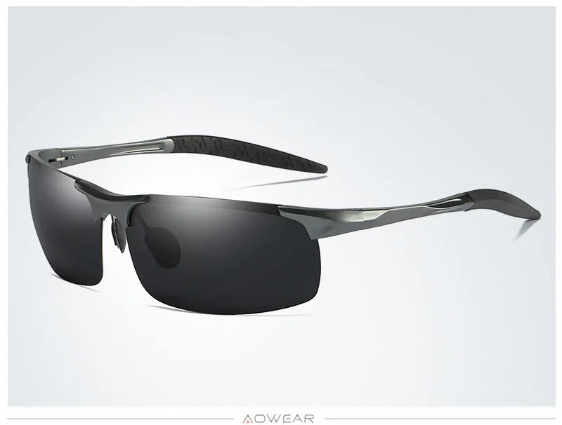 Aluminum Sporty Polarized Sunglasses