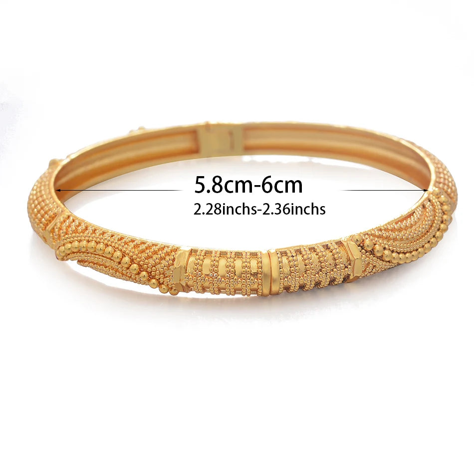 Gold Plated Wedding Bangles