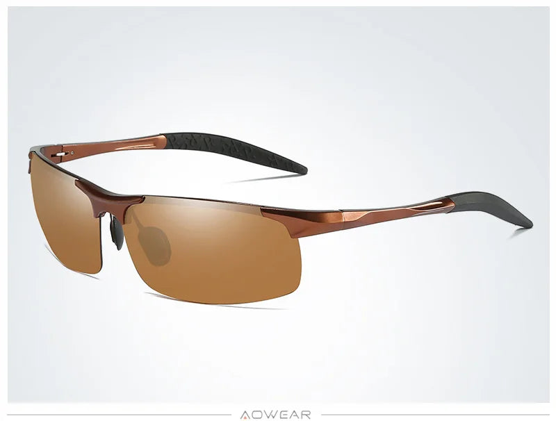 Aluminum Sporty Polarized Sunglasses