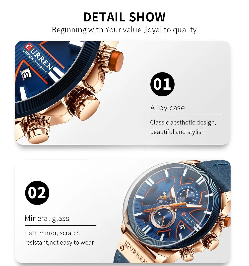 Water Resistant Fashionable Watch