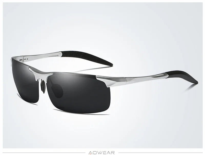 Aluminum Sporty Polarized Sunglasses