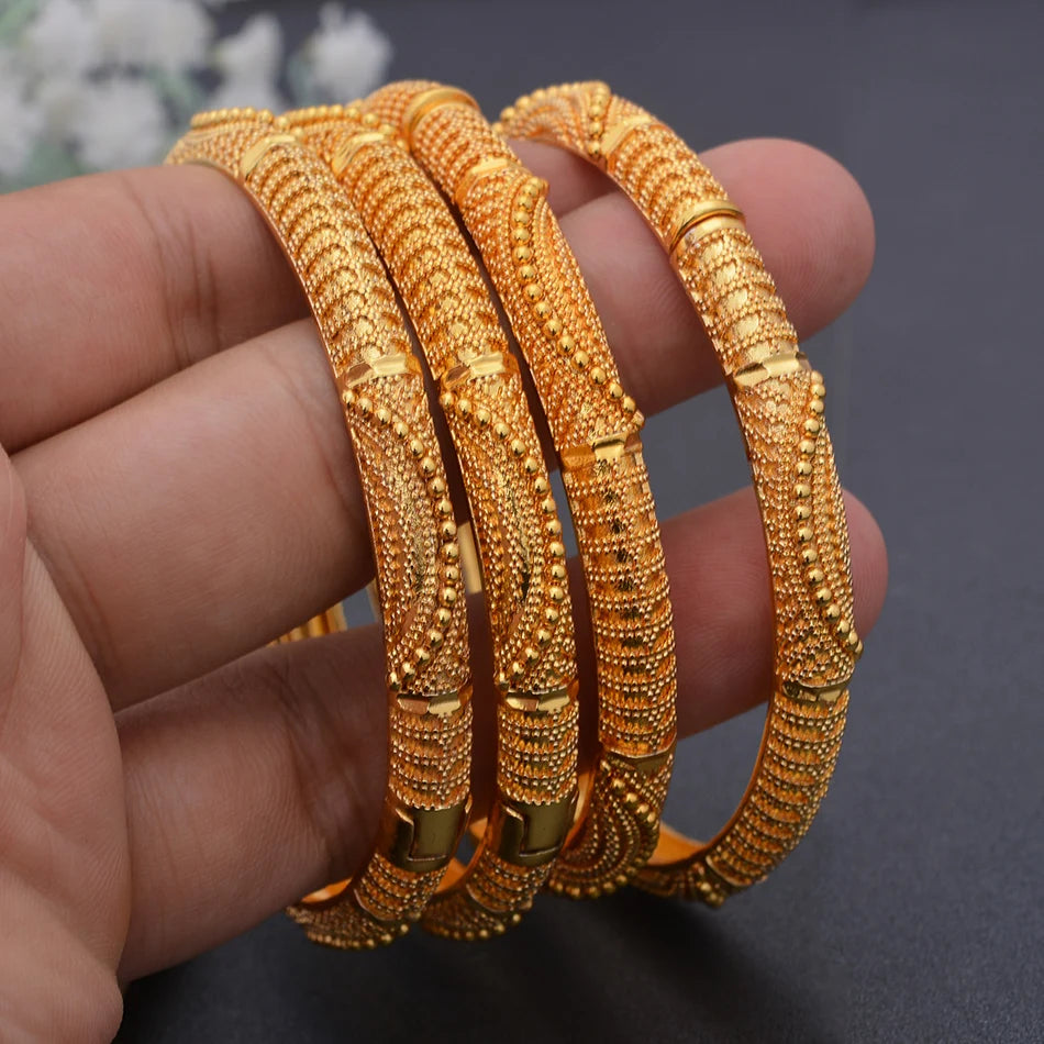 Gold Plated Wedding Bangles