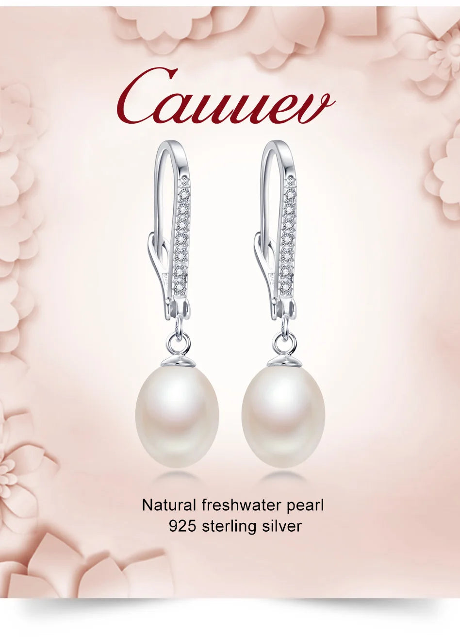 Freshwater Pearl Silver Earrings