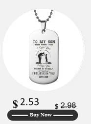 Dog Tag Keychain