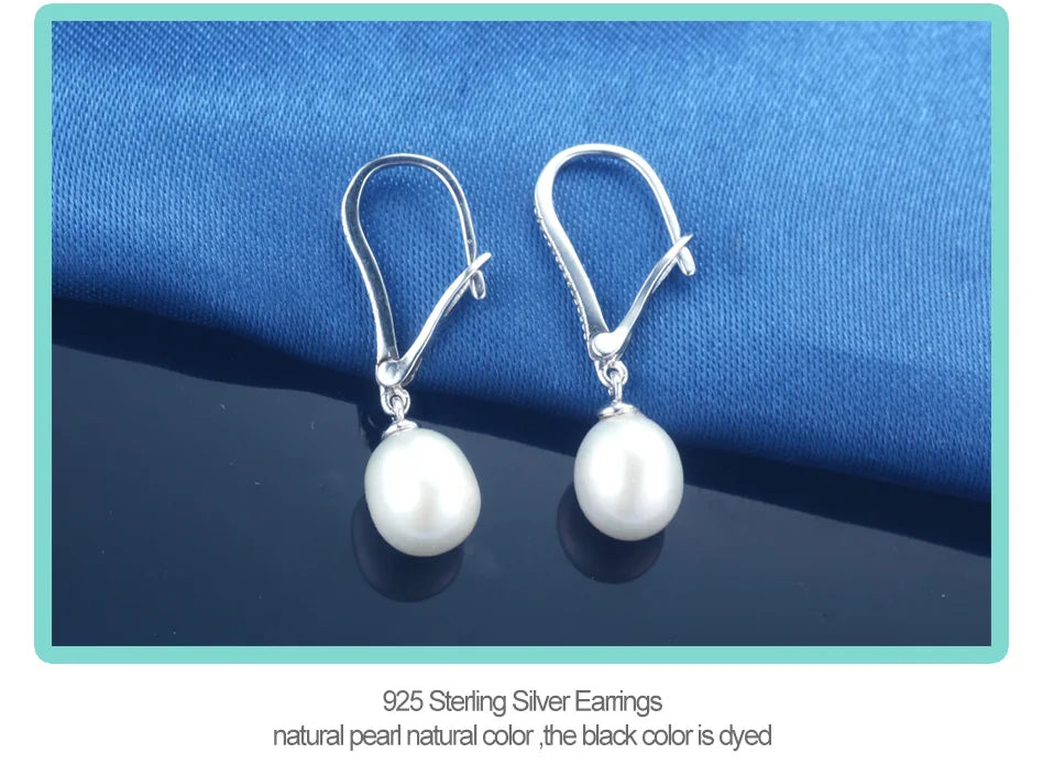 Freshwater Pearl Silver Earrings