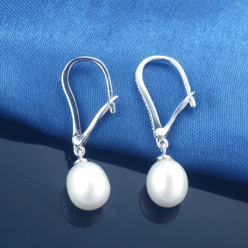 Freshwater Pearl Silver Earrings