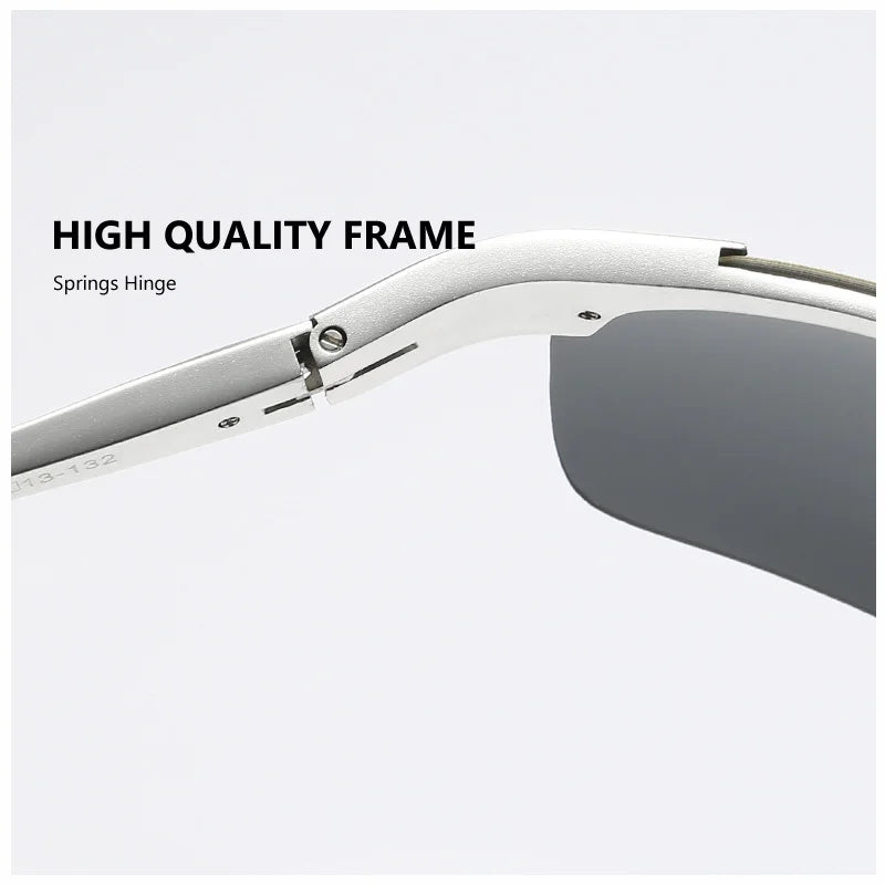 Aluminum Sporty Polarized Sunglasses