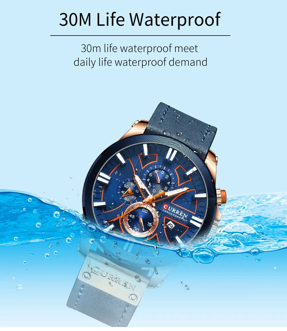 Water Resistant Fashionable Watch