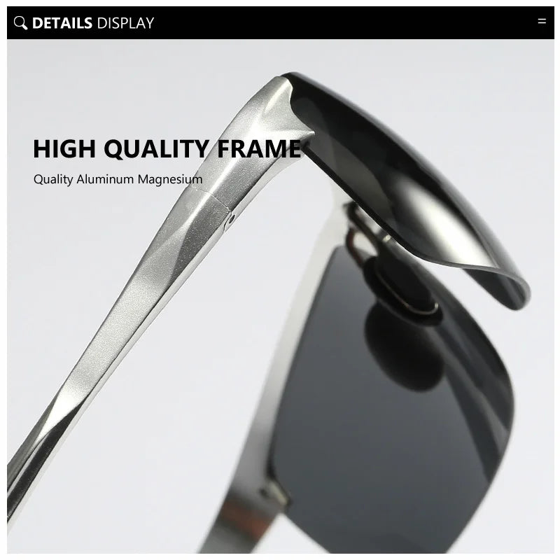 Aluminum Sporty Polarized Sunglasses