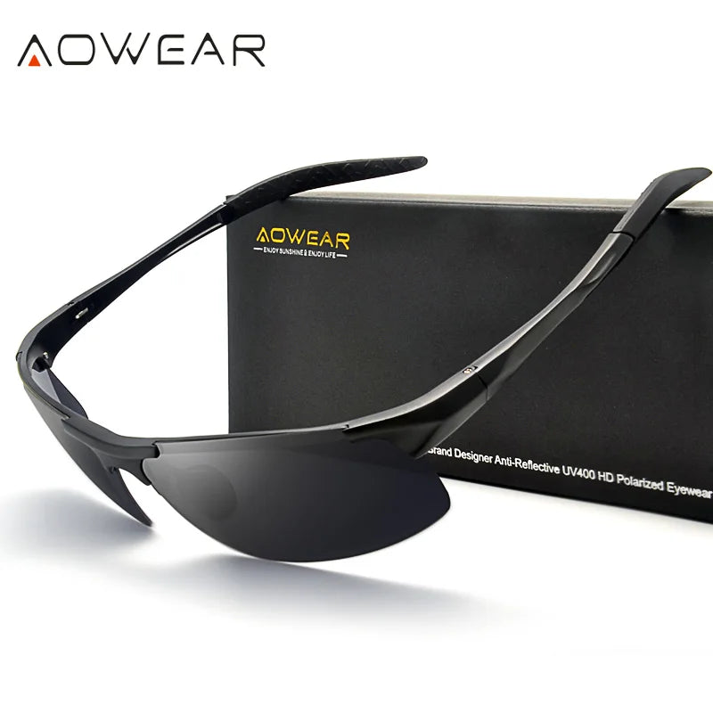 Aluminum Sporty Polarized Sunglasses