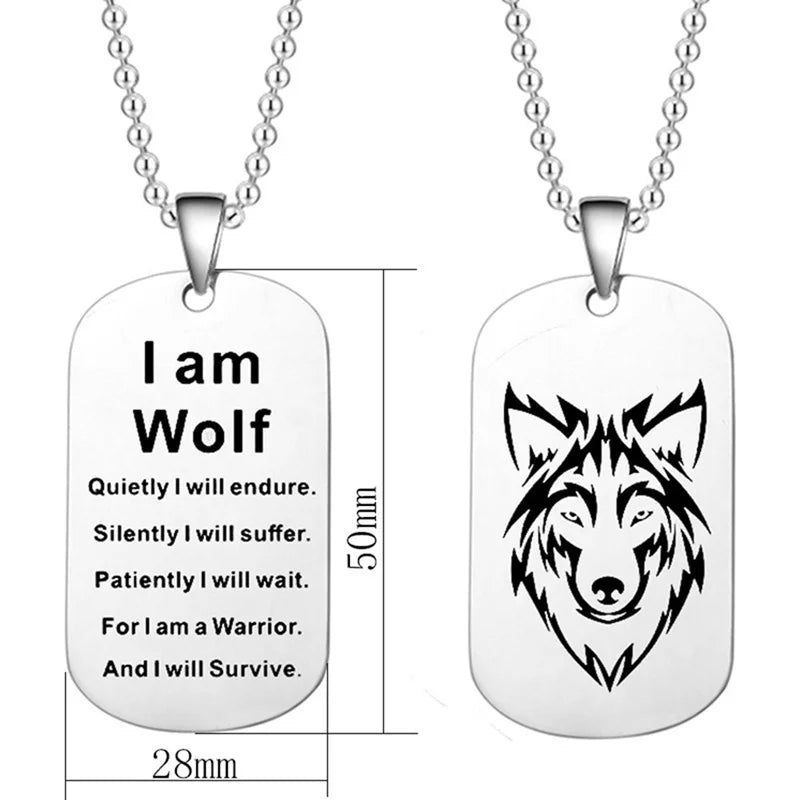 Dog Tag Keychain