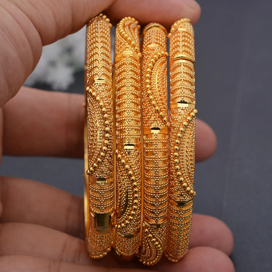 Gold Plated Wedding Bangles