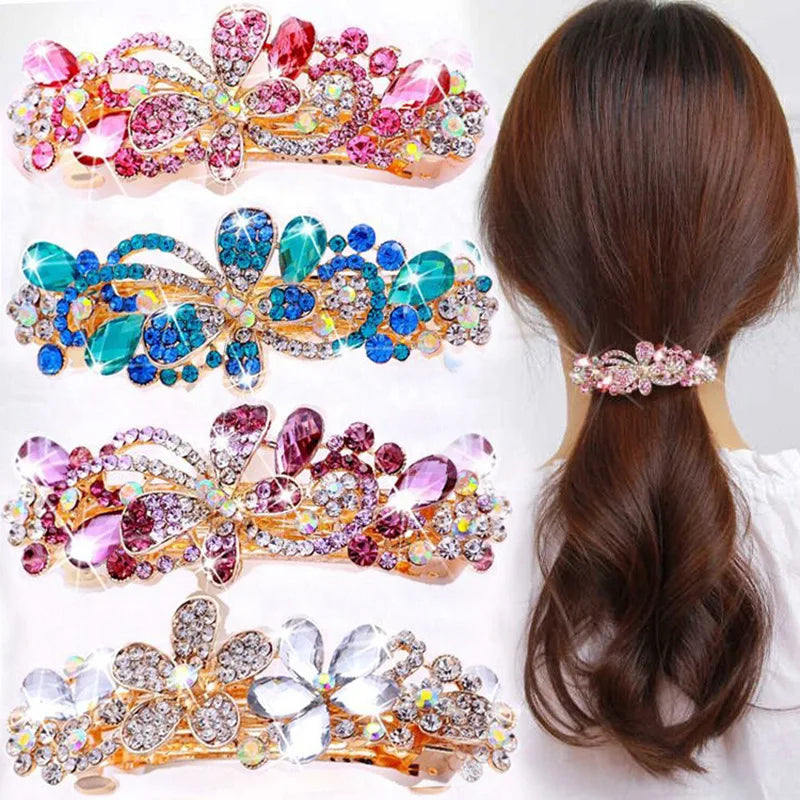 Glamorous Rhinestone Hair Clip