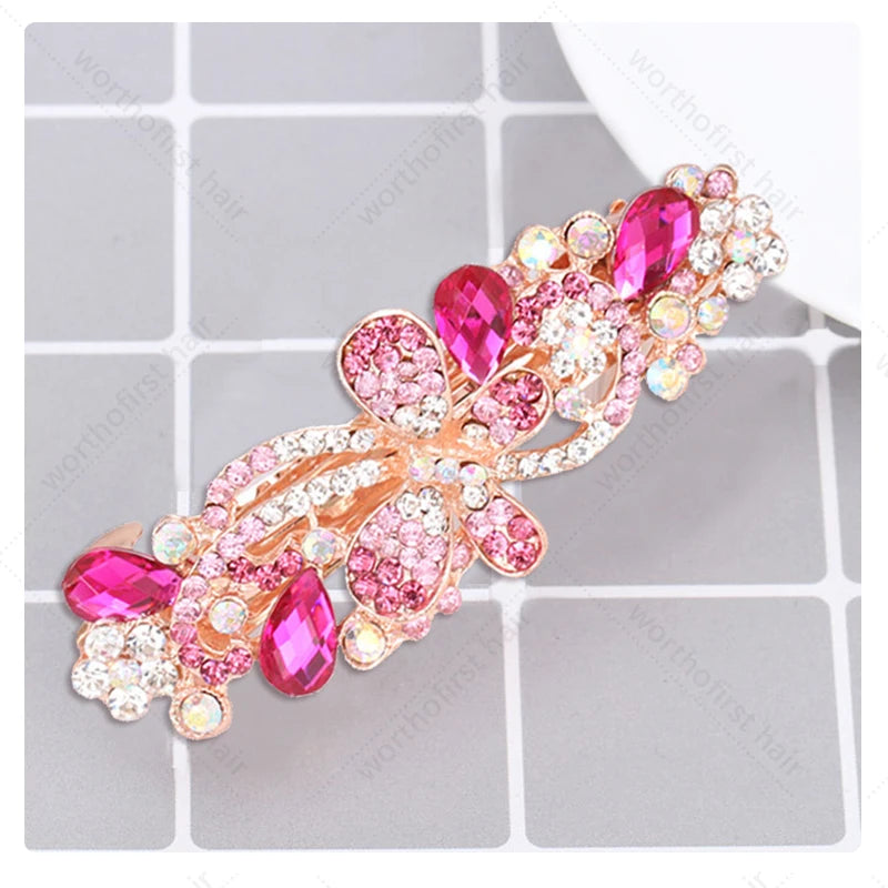 Glamorous Rhinestone Hair Clip