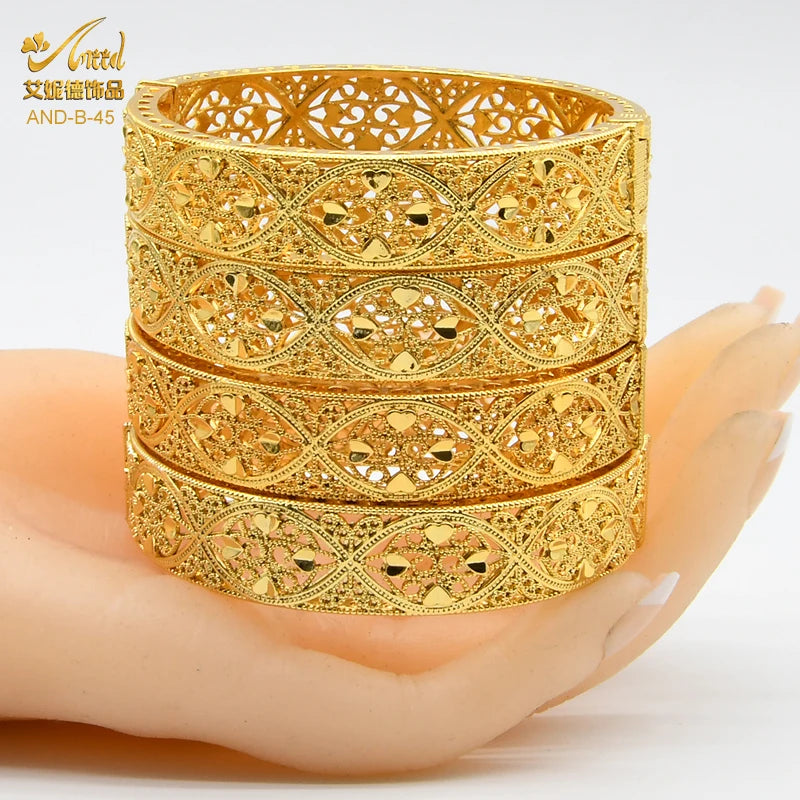 Gold Color Wedding Bracelets