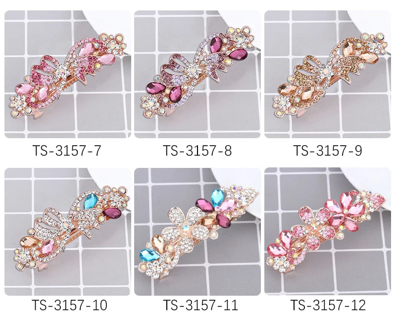 Glamorous Rhinestone Hair Clip