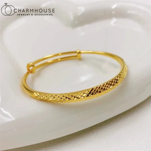 Casual Adjustable Gold Color Bracelets