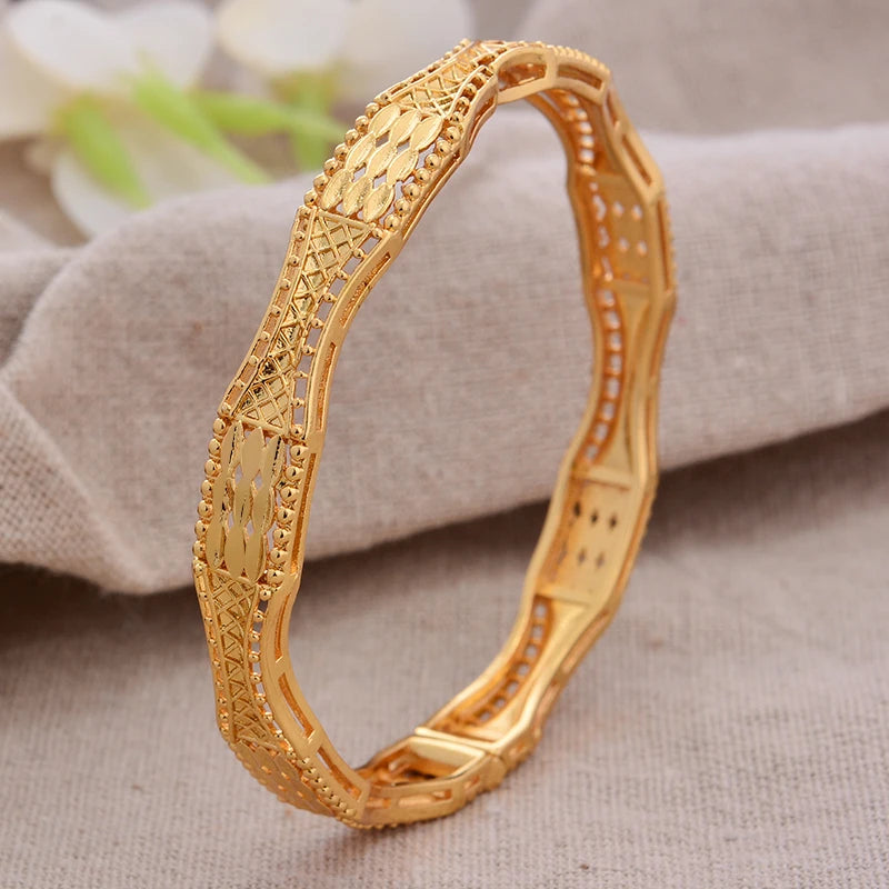 Luxurious Gold Plated Bracelets