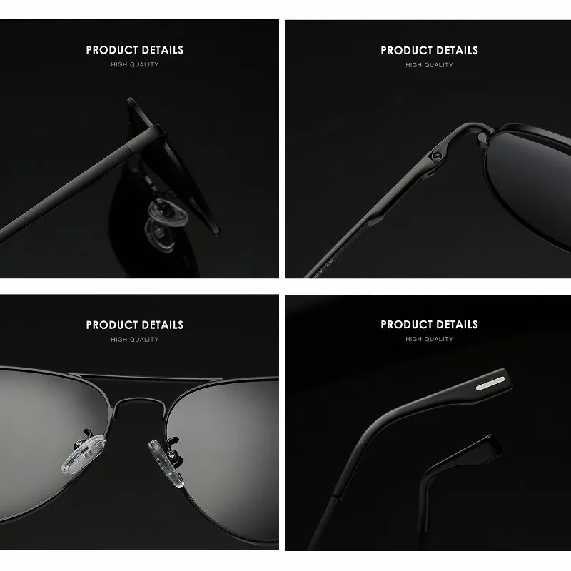 UV400 Polarized Pilot Sunglasses