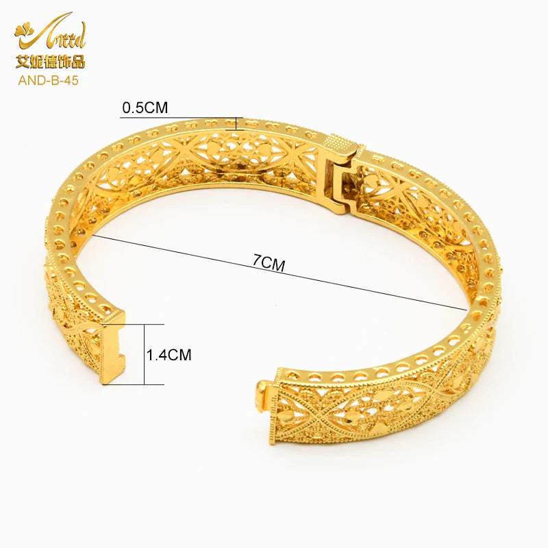 Gold Color Wedding Bracelets