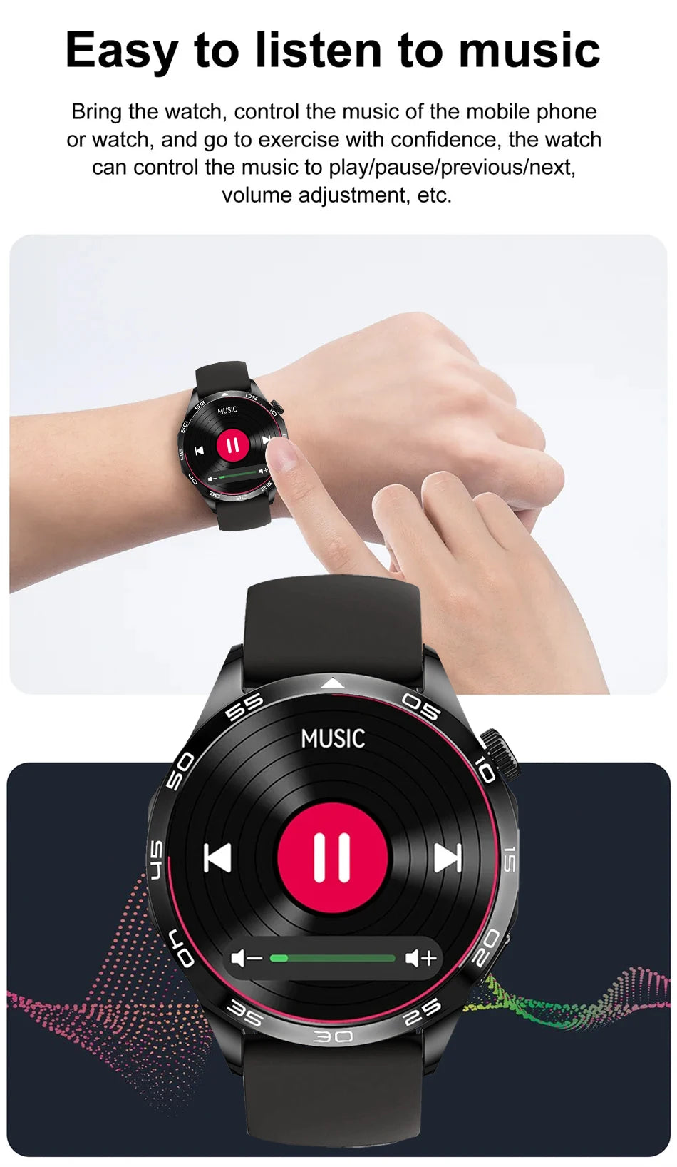 Steel 1.5 Inch Smartwatch