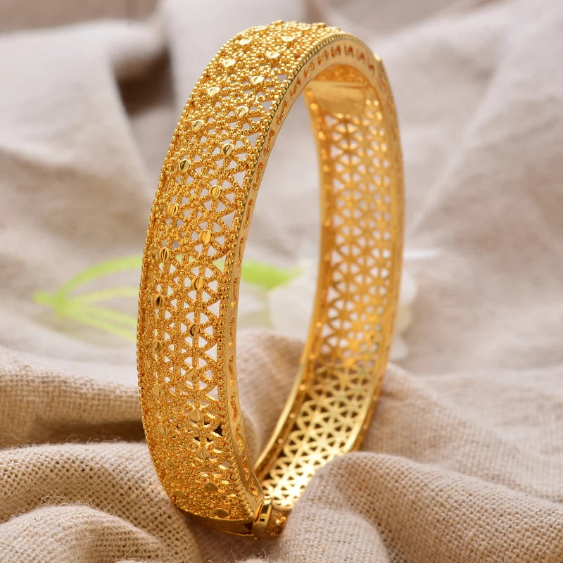 Luxurious Gold Plated Bracelets