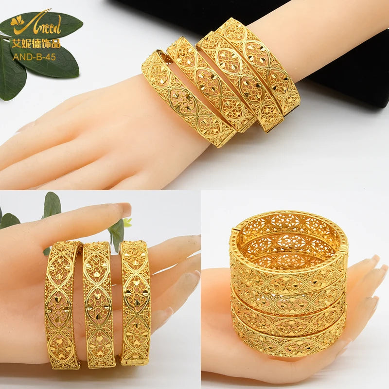 Gold Color Wedding Bracelets