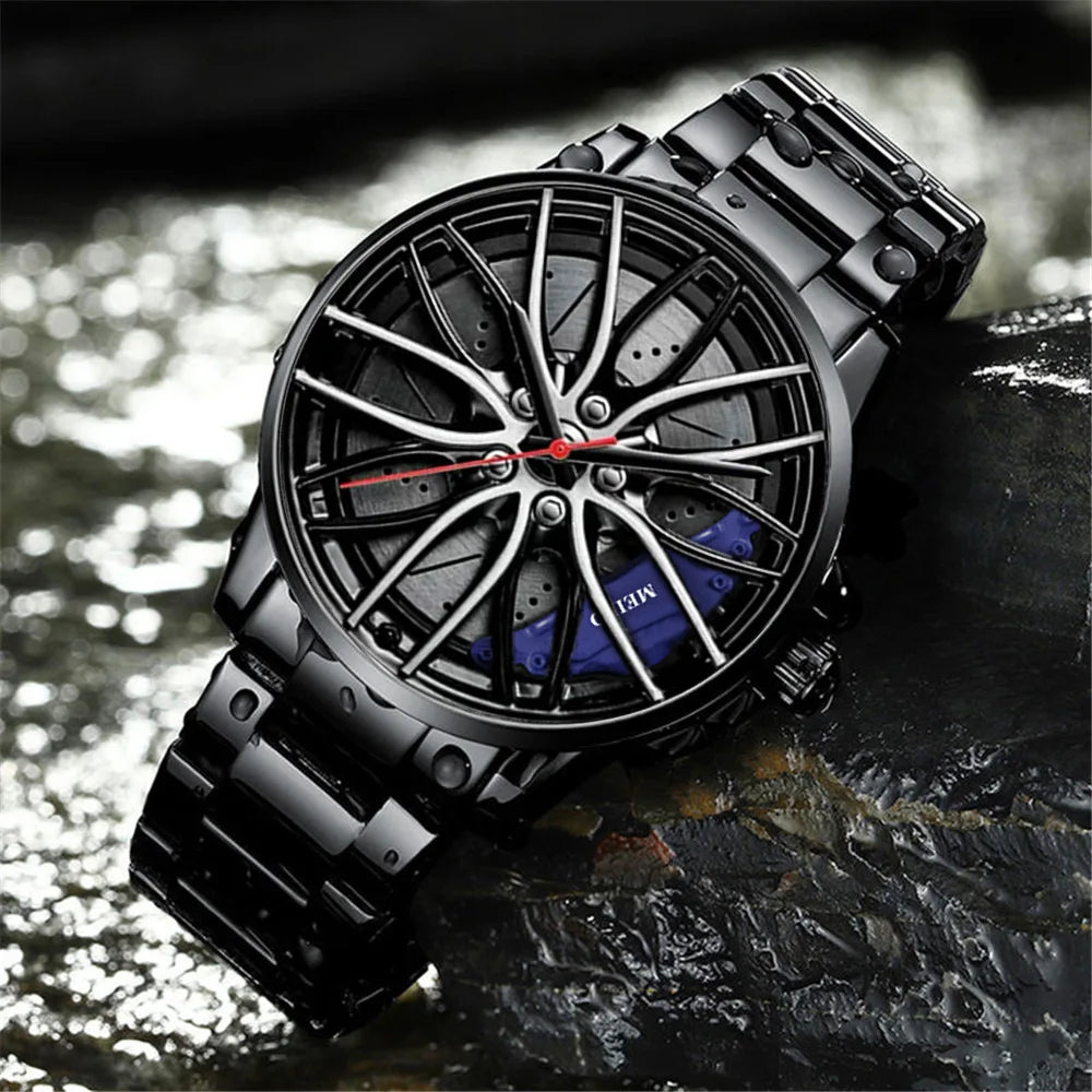 Quartz Car Wheel Wristwatches