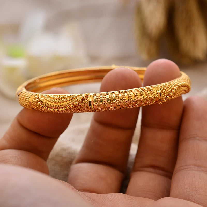 Luxurious Gold Plated Bracelets