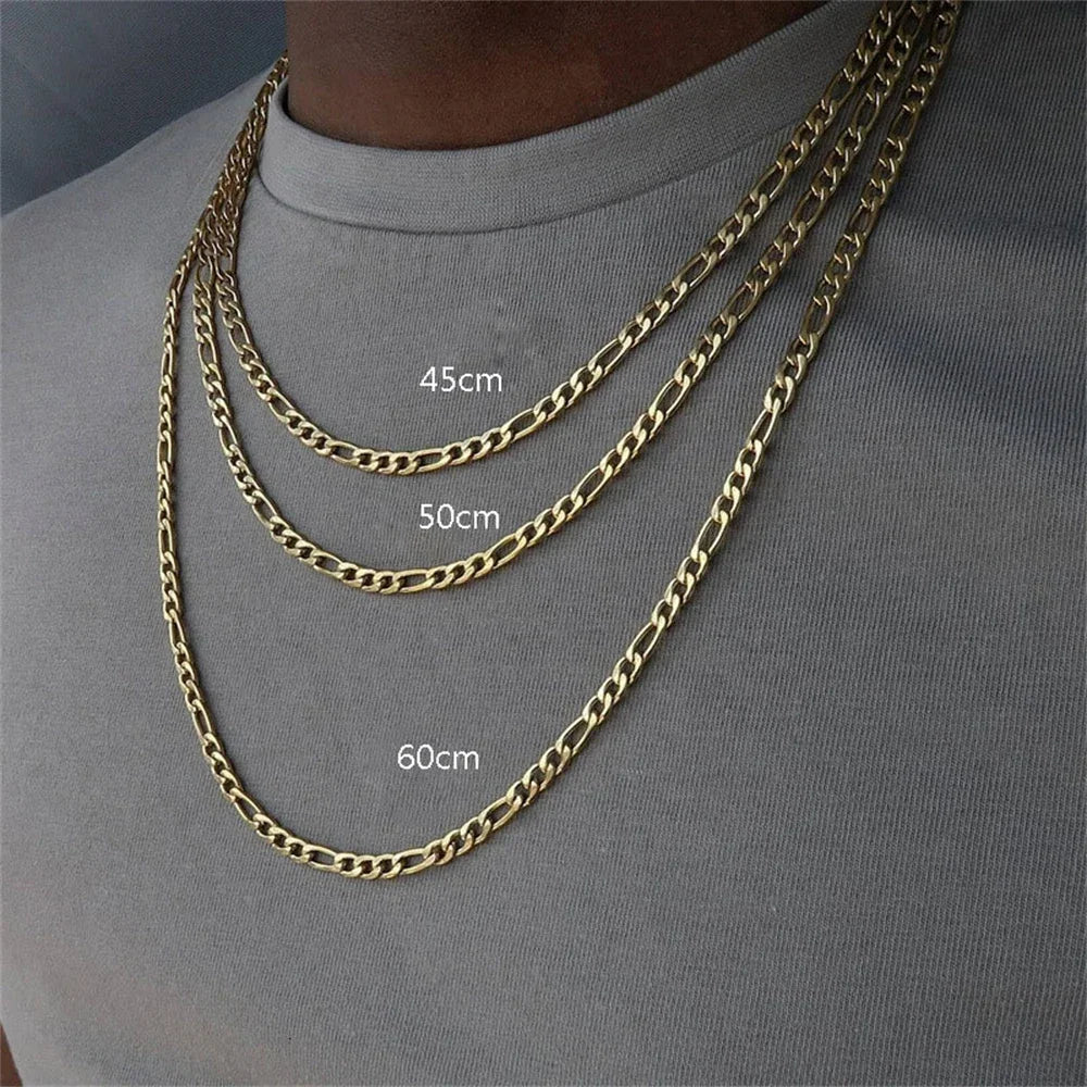 Gold/Silver Figaro Chain