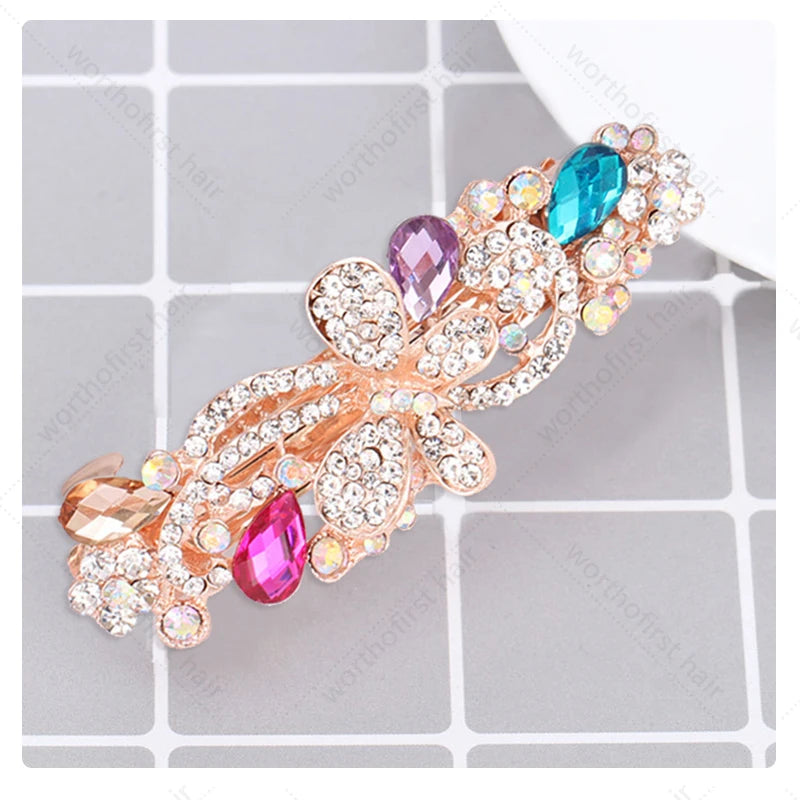 Glamorous Rhinestone Hair Clip