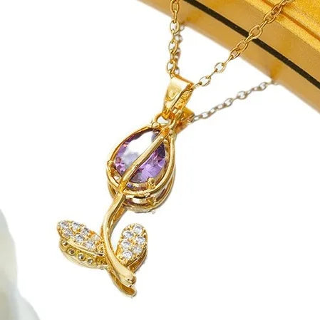 Tulip Pendant Necklaces