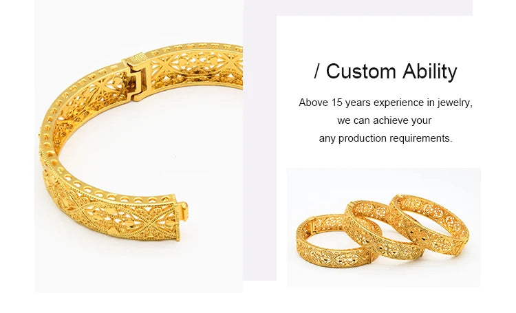 Gold Color Wedding Bracelets