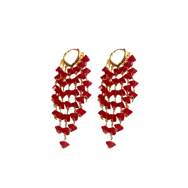 Crystal Drop Earrings