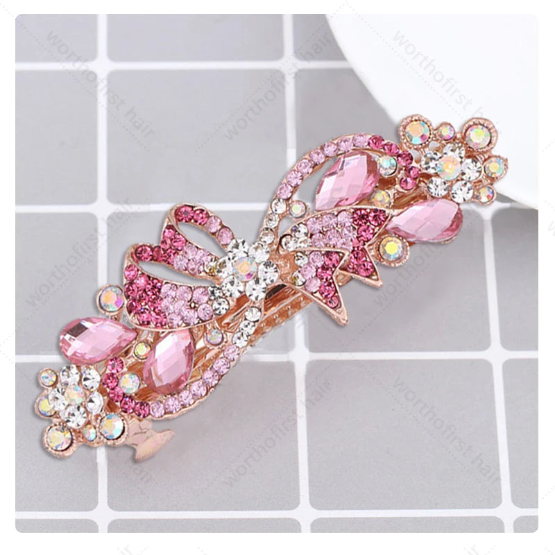 Glamorous Rhinestone Hair Clip