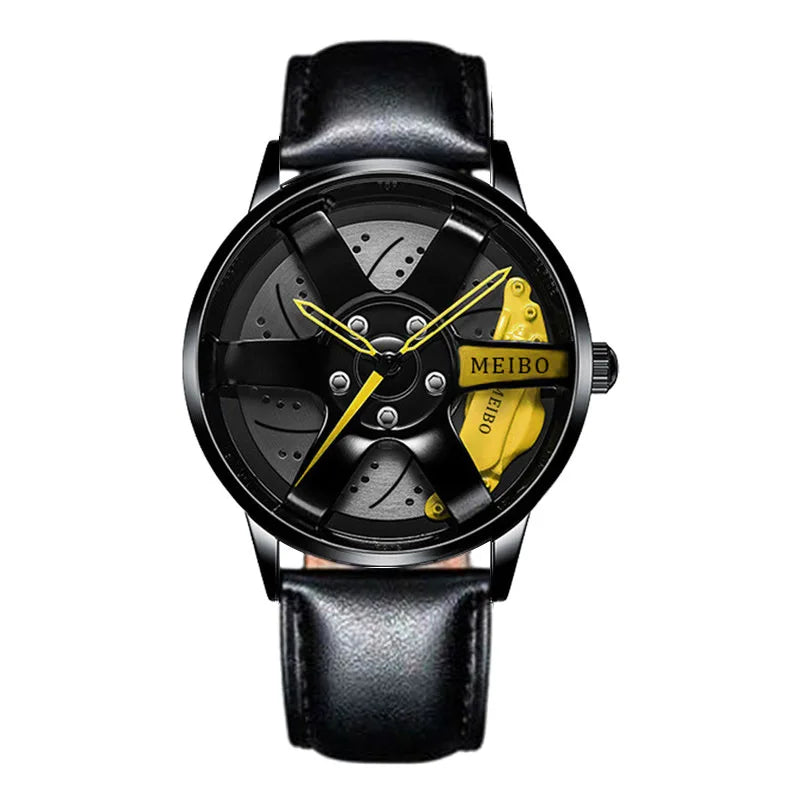 Quartz Car Wheel Wristwatches