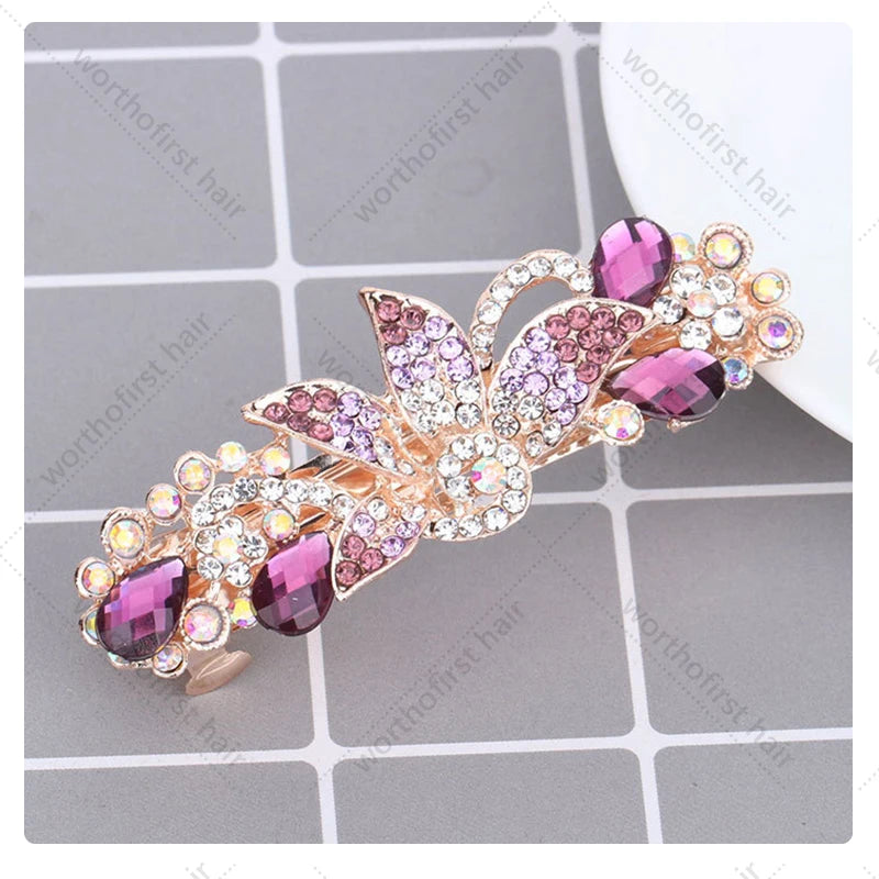 Glamorous Rhinestone Hair Clip