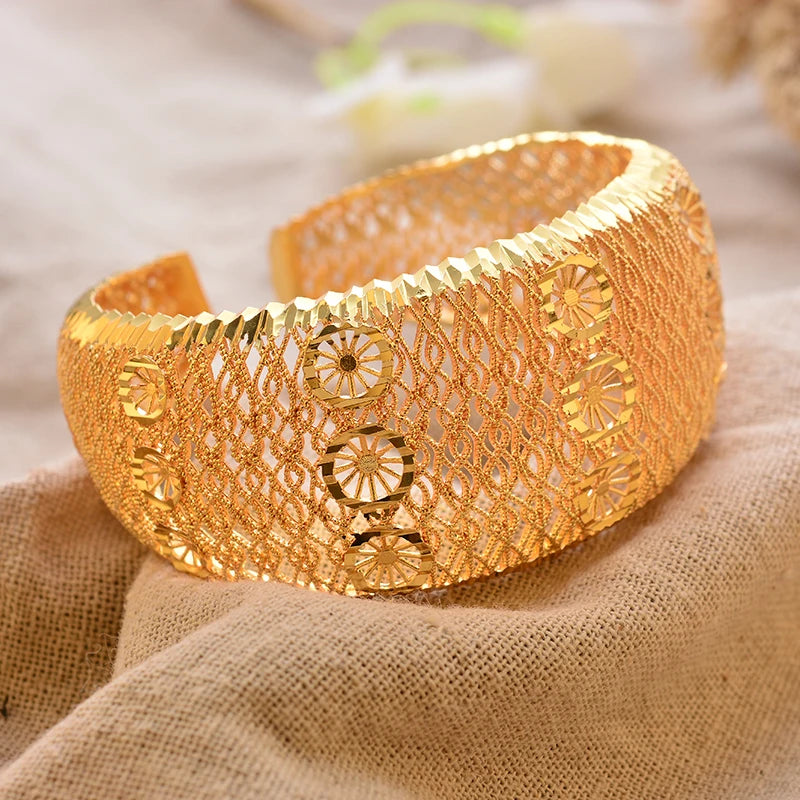 Luxurious Gold Plated Bracelets