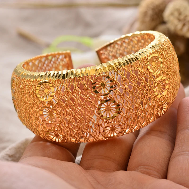 Luxurious Gold Plated Bracelets